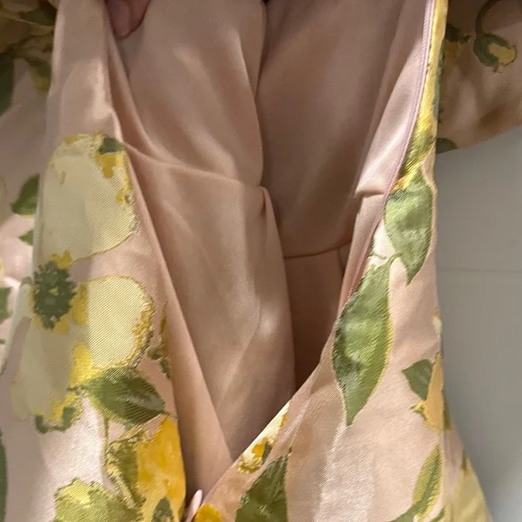 ASOS Chic Floral Mini Dress in Pink, Yellow and Green - Picture 6 of 8